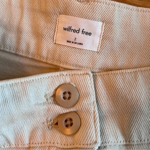 Aritzia Wilfred Free Modern Cargo Pant Gd Birch Light Tan 2 - Picture 12 of 14